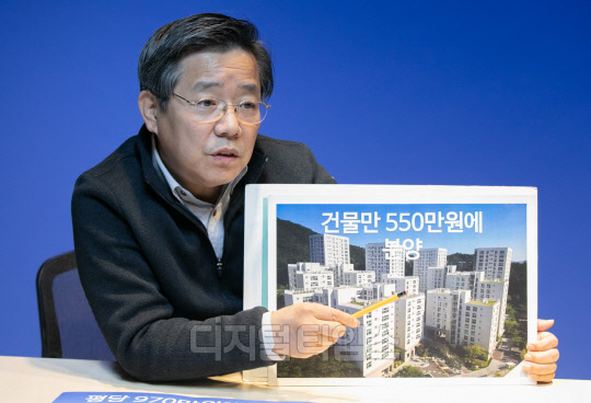 서울주택도시공사(SH) 사장에 내정된 김헌동 전 경제정의실천시민연합 부동산건설개혁본부장. 연합뉴스